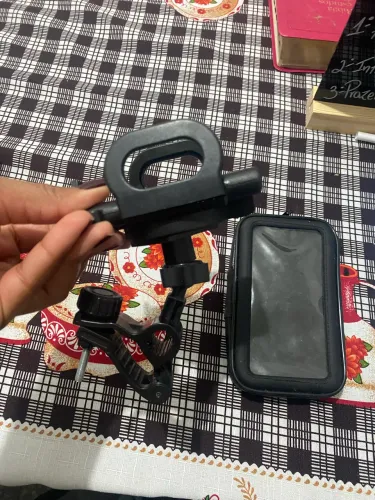 Suporte de celular e capa protetora