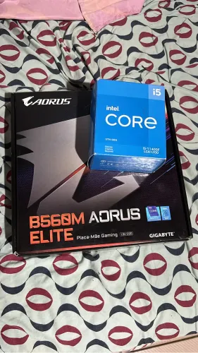 Kit i5 11400f + B56OM AORUS ELITE ( TROCO POR KIT RYZEN )  Leia a descrição?