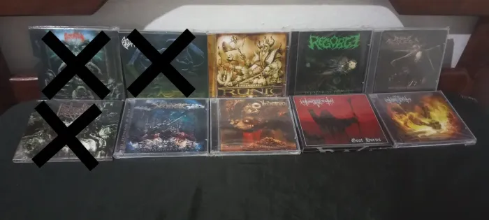 CDs De Metal Zerados
