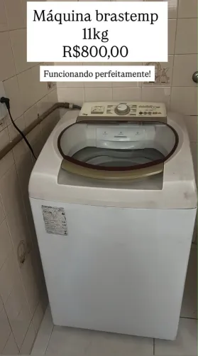 Máquina de lavar 11kg Brastemp