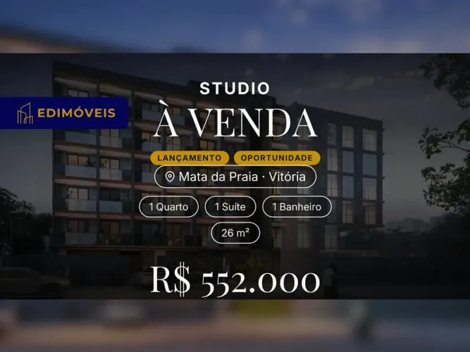 Seu Novo Lar: Studio de Alto Padrão na Mata da Praia, Vitória!