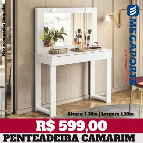 Penteadeira Camarim 1 Gaveta (Novo) Entrega Grátis! 