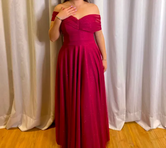 Vestido de festa Rosa- tamanho M