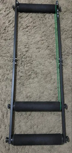 Rolo de treino e sensor de velocidade garmin