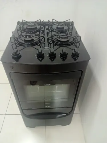 Fogão mesa de vidro consul 4 bocas novo , 9 meses de uso , devido a mudança está a venda