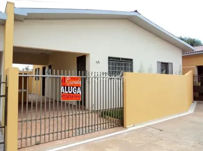 Casa para Locação 3 Quartos, 1 Vaga, 70M², Vila Araponguinha, Arapongas - PR