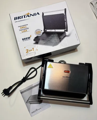 Grill/sanduicheira Britânia BGR27i 127V