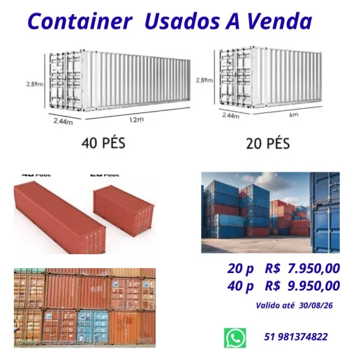 Contêiner usado 
