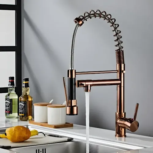 Torneira Gourmet de Bancada Luxuosa - Tubo Flexível e Design Moderno _ CS169