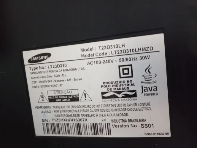 Tv monitor game  Samsung 