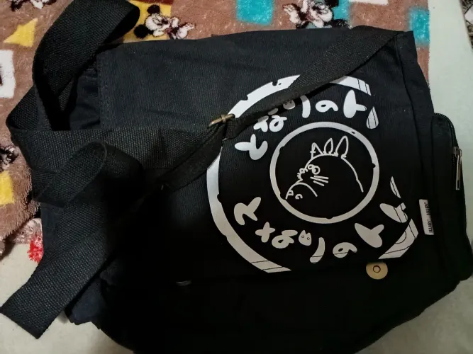 BOLSA TOTORO TRANSVERSAL PRETA