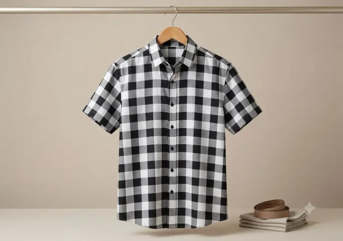 Blusa xadrez infantil