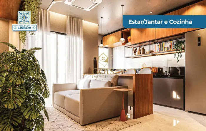 Apartamento 2 quartos, suíte e Varanda