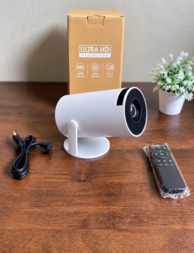 Projetor Smart HY300 Android Wi-Fi Bluetooth