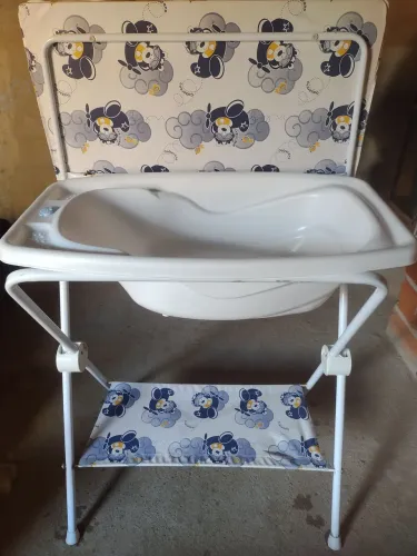 Suporte para banheira banheira e trocador Galzerano