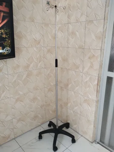 Suporte pra soro de inox.