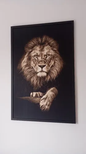 Quadro leão 