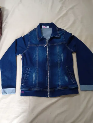 Jaqueta jeans feminino Beide 