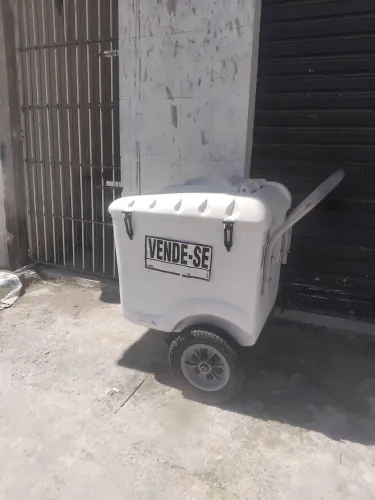 Carroça de picole e diversos
