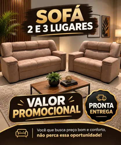 Sofa 2 e 3 lugares