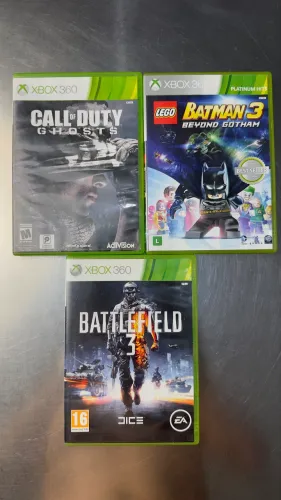 Barbada! Lote 3 Jogos Originais Xbox 360