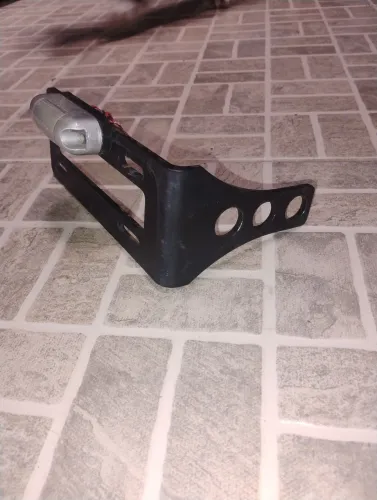 Suporte de placa de moto lateral