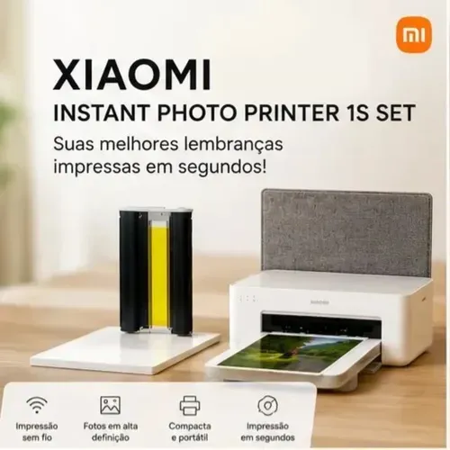 Xiaomi Photo Printer 1S Set Lacrada + Papéis 3? e 6?