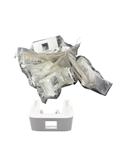 LOTE - KIT 06UNI BLOCO PEZZI P/RJ11 BRANCO - DUTO TEC