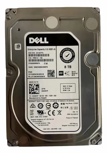 Hd Dell 8tb Para R550 R650 Da Dell Pn: Gkwhp 0gkwhp