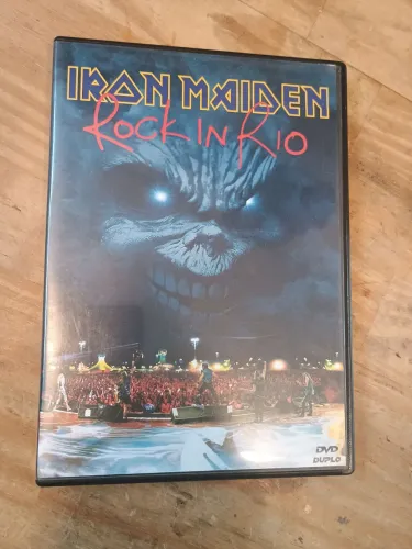 DVD duplo Iron Maiden Rock in Rio nacional