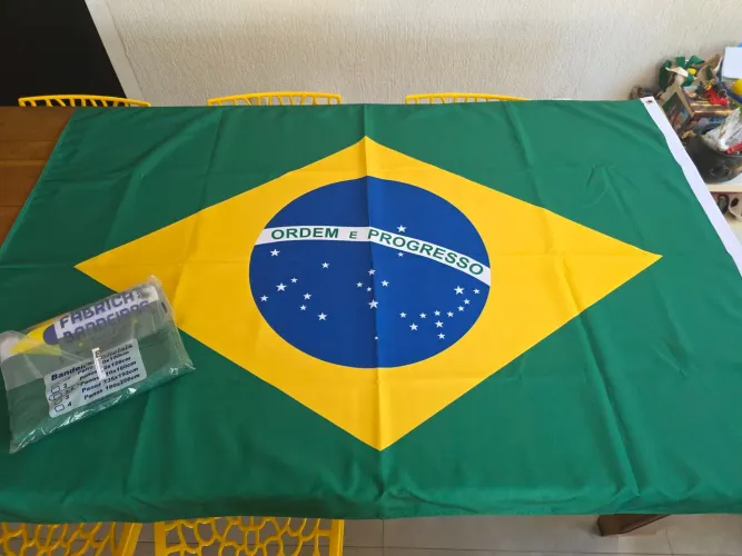 Bandeira do Brasil Oficial - 2,5 panos.