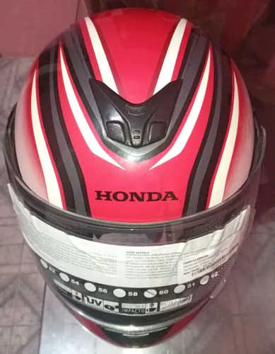 Vendo Capacete HM2 k2k grafite vermelho,novo na caixa.