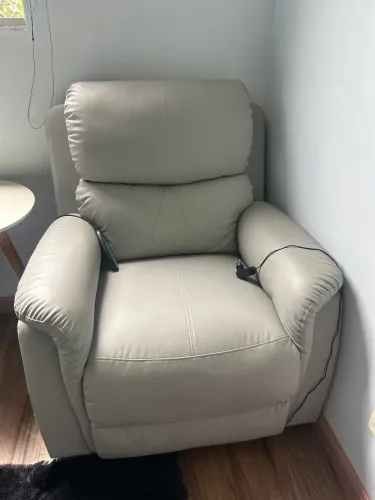 Poltrona reclinável elétrica com massagem 