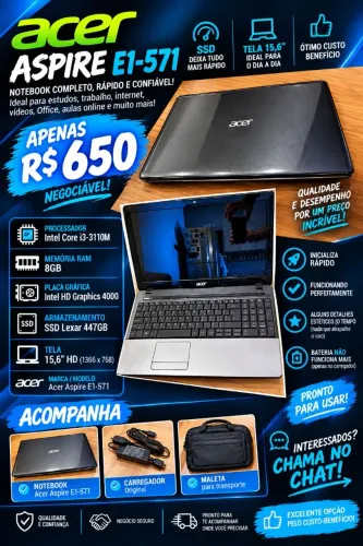 Notebook Acer E1-571