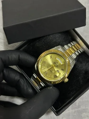 Relógio Estilo Rolex 1 Linha Todo Inox Premium Masculino