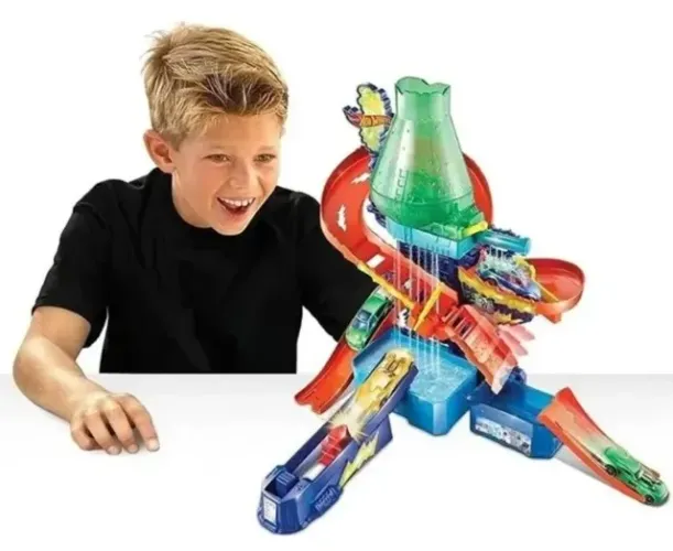 Hot Wheels Color Shifters Color Splash Science Laborayotio Cientifico - carro muda de cor