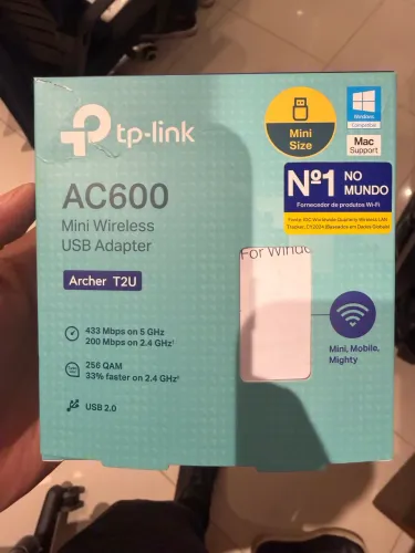 Adaptador Wi-Fi USB Tplink ac600