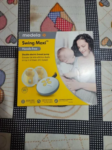 Bomba tira-leite dupla elétrica mãos-livres Swing Maxi Medela