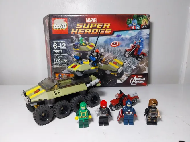 Lego Marvel 76017 Capitão América vs Hydra