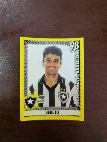 Figurinha Bebeto Botafogo Campeonato Brasileiro 1998