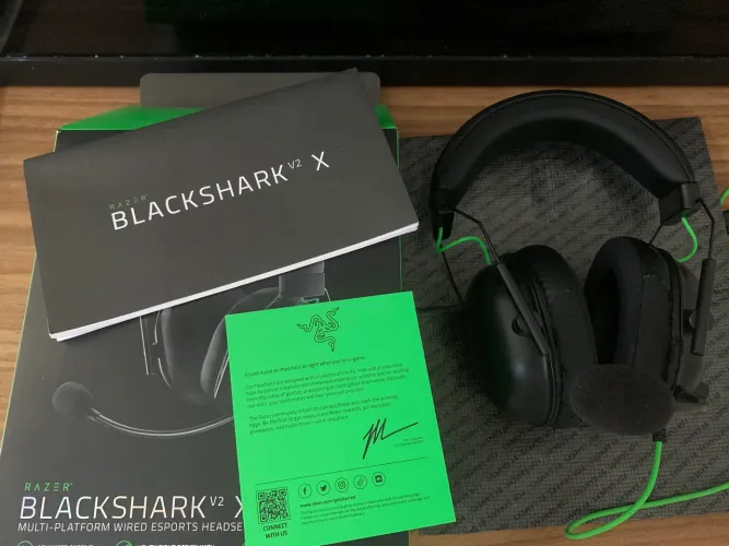 HeadSet Razer Black Shark v2 X Multi Plataform 