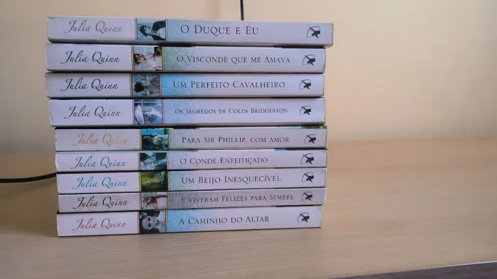 Coleção completa Bridgerton.