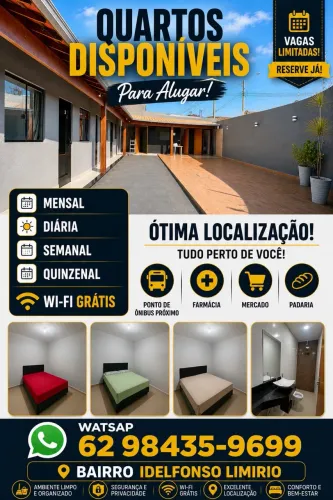 Alugo quarto no residencial Idelfonso Limirio
