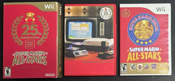 Super Mario All Stars Limited Esition Wii americano completo Wii U para colecionador