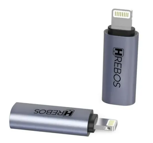 Adaptador Otg Lightning Macho x Pino P3 Fêmea - Hrebos
