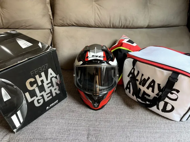 Capacete LS2 FF327 Challenger Estado de novo