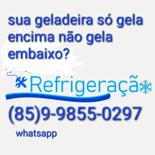 conserto de geladeira a domicílio/fortaleza e caucaia.