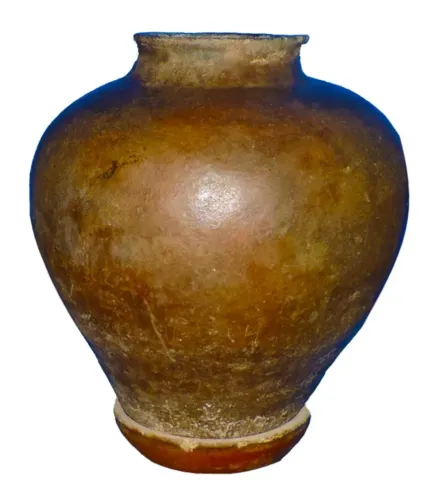 Pote de água antigo, de Barro