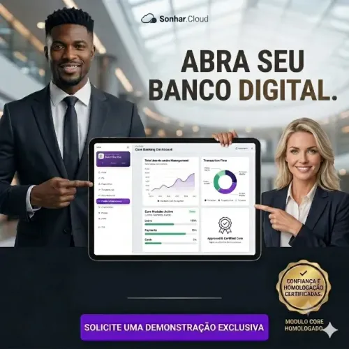 Abra seu próprio banco Online Core Bancário WhiteLabel
