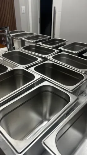 Cubas Gastronômicas Inox GN 1/4